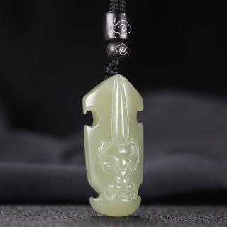 钰萌轩和田玉貔貅吊坠 晴水款