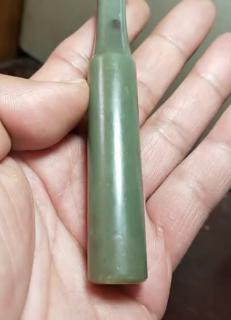 老和田玉烟嘴,超长型
